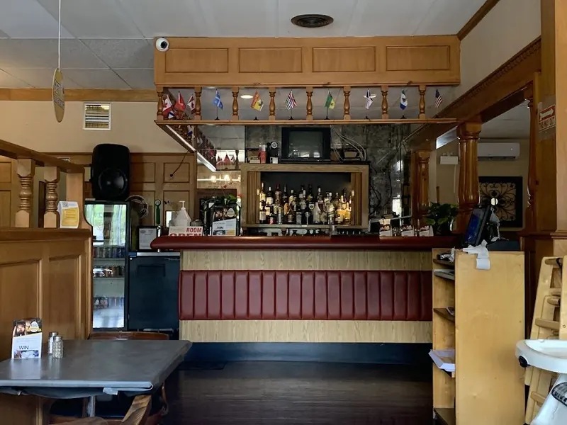 The front counter and bar